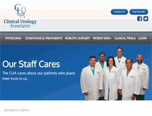 Tablet Screenshot of clinicalurology.com